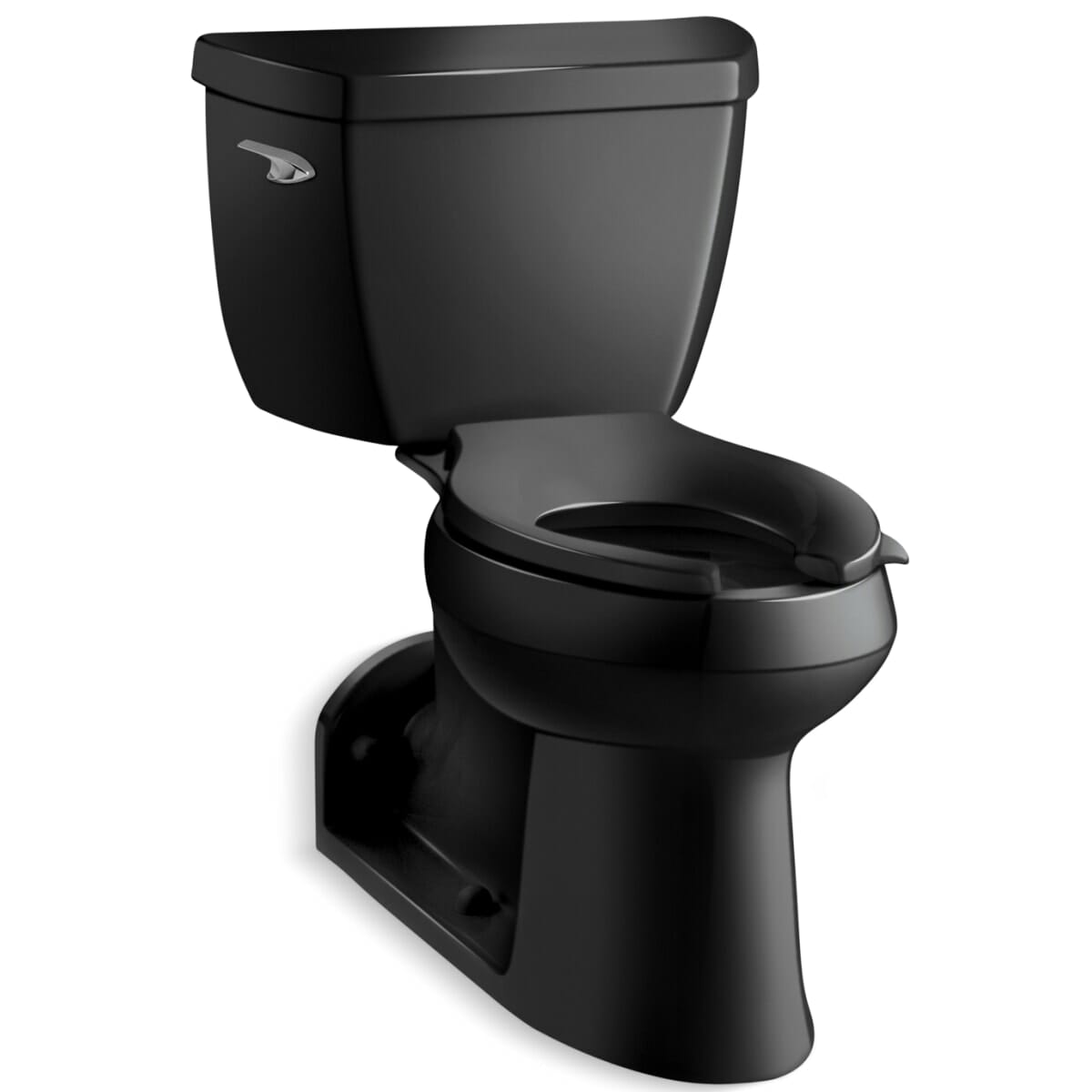 Kohler Elongated Bowl, Rear Outlet, Pressure Lite, Comfort Height Toilet  with Right-Hand Trip Lever & Lock from the Barrington Series with 4 Inch  rough-in | Superior Tile