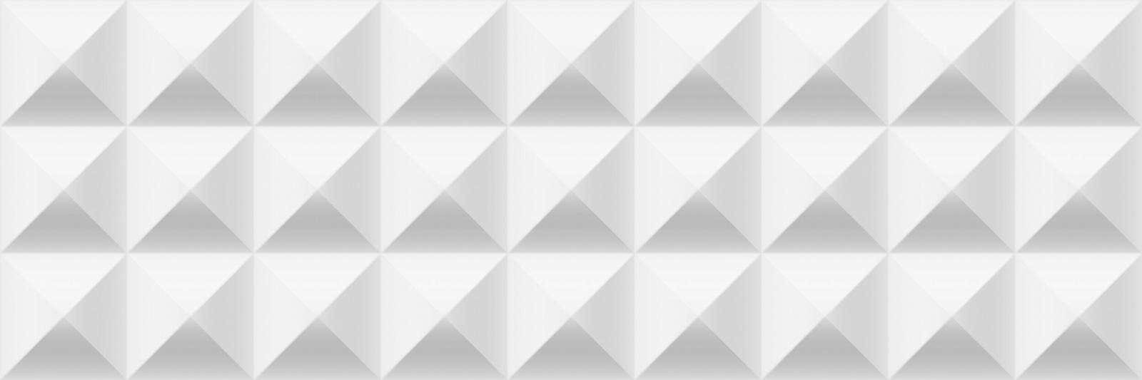 Prism White 3D Wall Tile 9.85 x 29.55