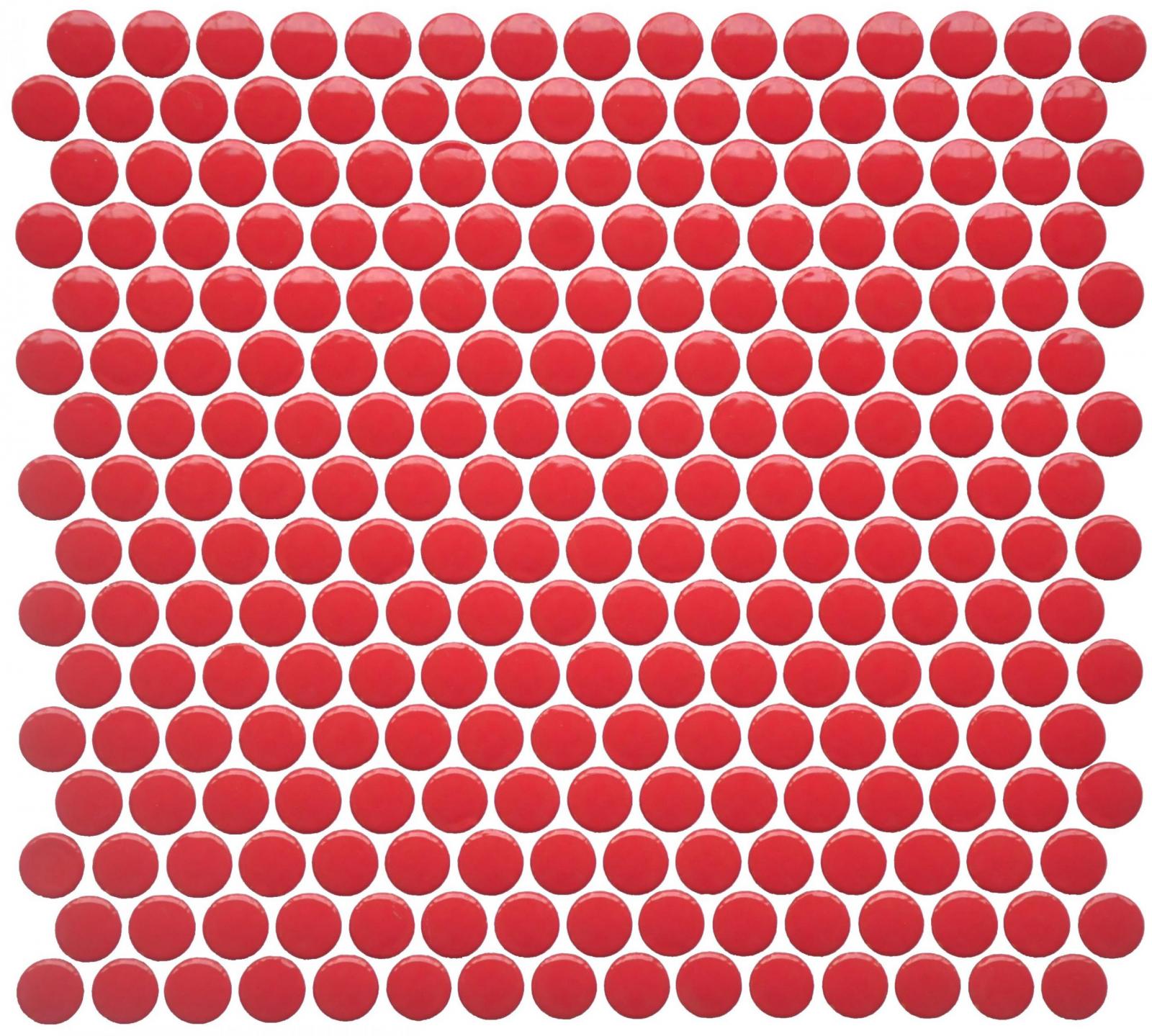 BG RED PEPPER PENNY ROUND MOS 12X12